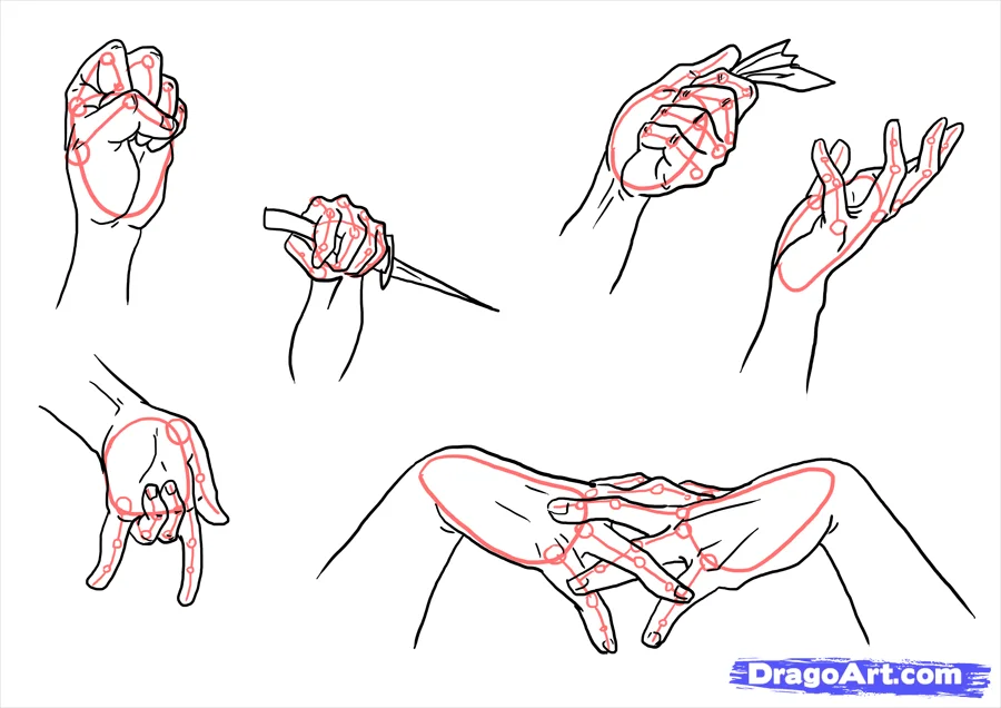 how to draw hands step 11 - How to Draw Hands, Easy Tutorial, 22 Steps
