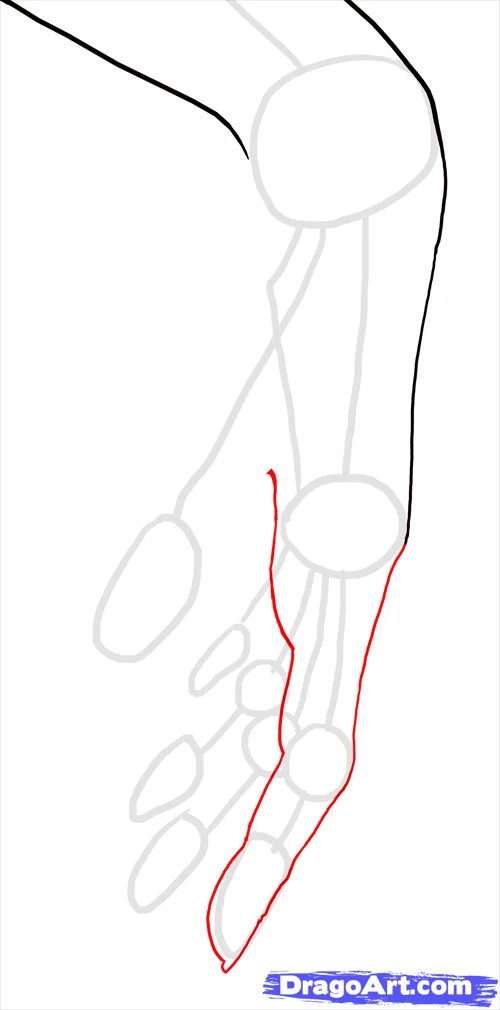 how to draw hands step 14 - How to Draw Hands, Easy Tutorial, 22 Steps