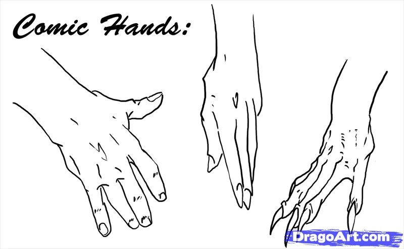 HOW TO DRAW HANDS - EASY ANIME STEP BY STEP 