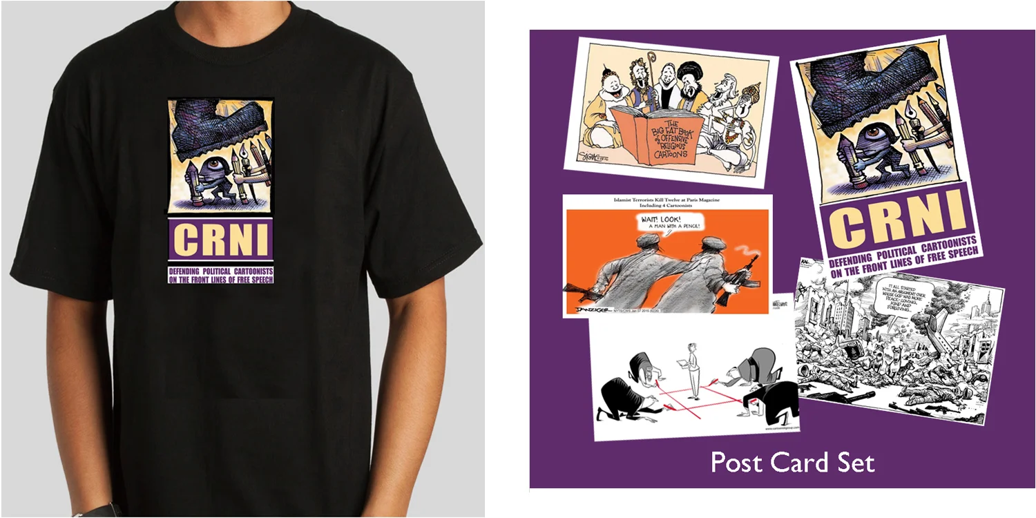 20150207151938 Postcard set - Cartoonists Rights Network International - CRNI