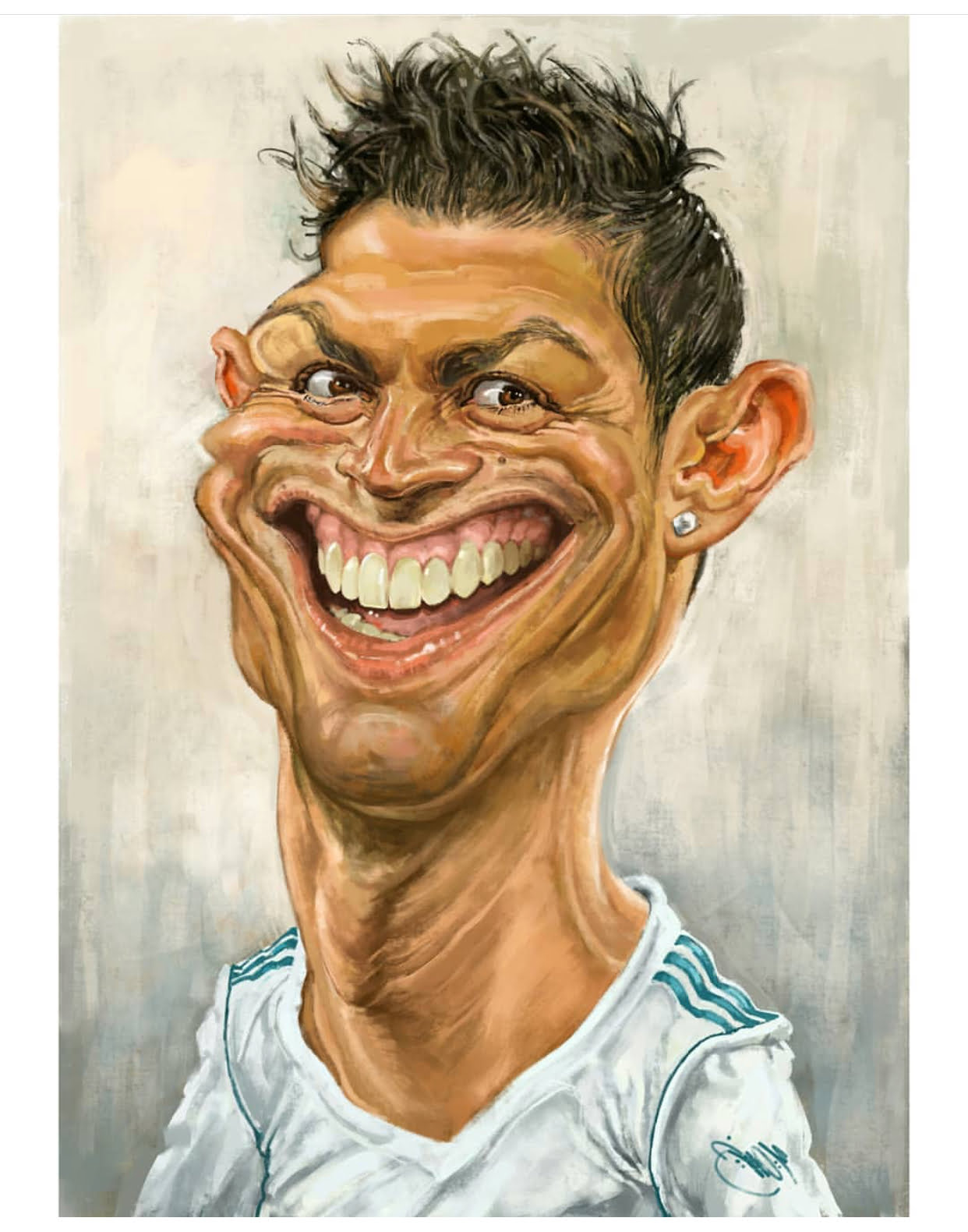 Cristiano Ronaldo Caricature - Toons Mag