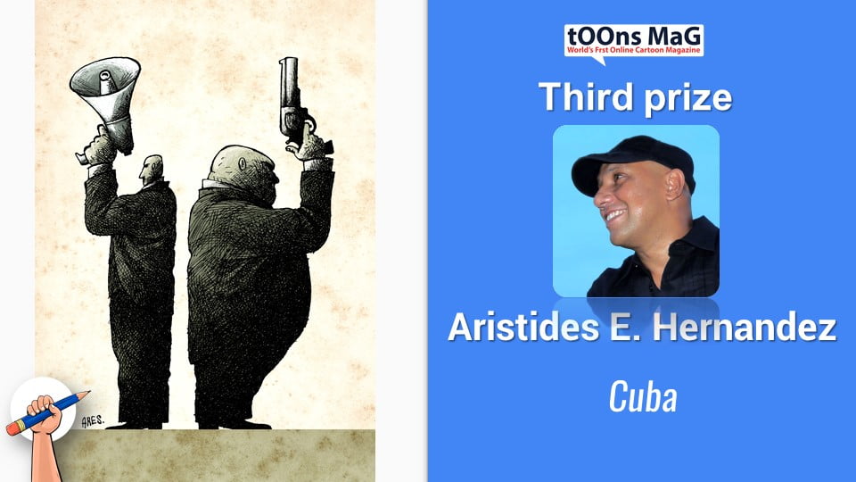 Slide10 - Results of "Freedom of Expression" International Cartoon Contest 2017