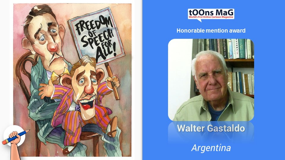 Slide17 - Results of "Freedom of Expression" International Cartoon Contest 2017