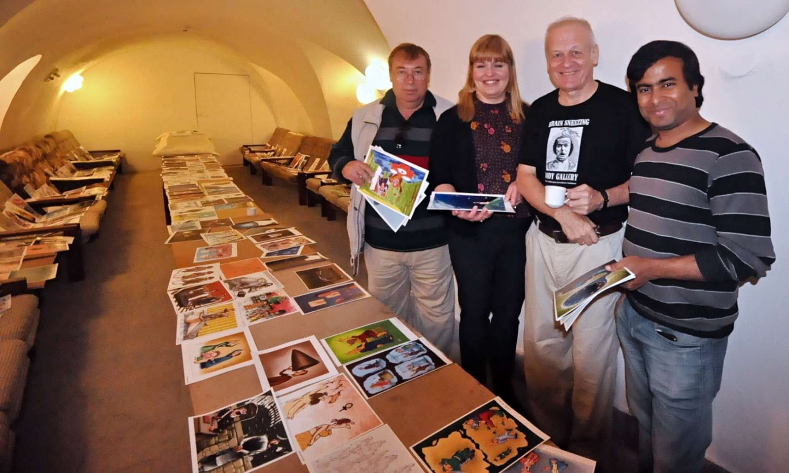 V4 2017 Presov 09 - The jury of the Brain Sneezing International cartoon competition - 2017, Slovakia