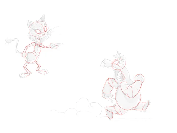 cartoonanimals 23 - The Secrets in Drawing Animals, Easy Tutorial, 5 Steps