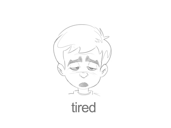 cartoonemotions 09 - Create Emotions From Simple Changes in the Face, Easy Tutorial, 5 Steps