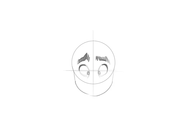 cartoonfaces jaw - How to Draw a Cartoon Face Correctly, Easy Tutorial, 5 Steps