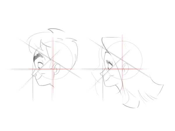 How to Draw a Cartoon Face Correctly