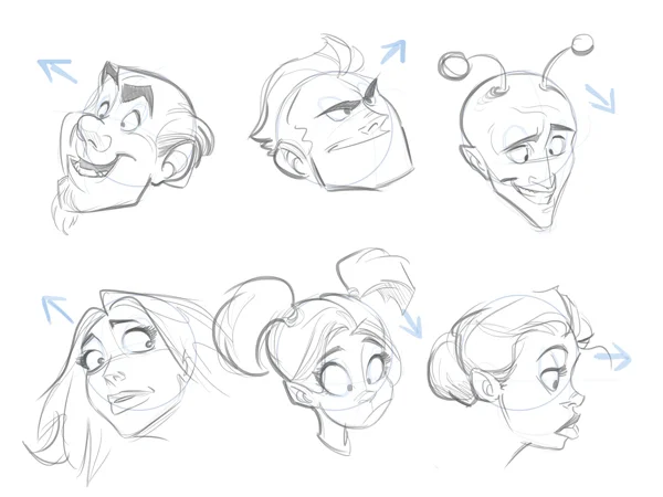 How to Draw a Cartoon Face Correctly