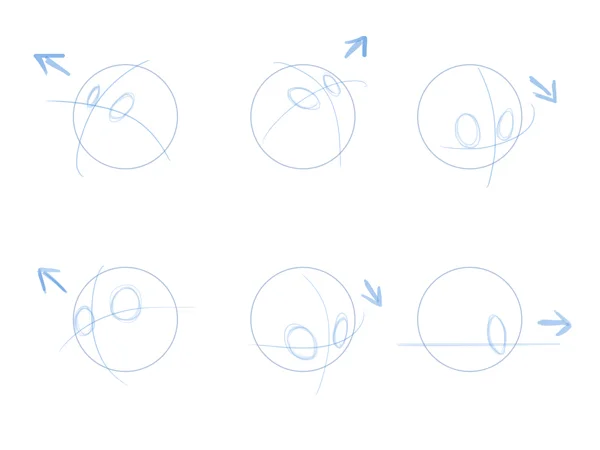 cartoonfaces template eyes - How to Draw a Cartoon Face Correctly, Easy Tutorial, 5 Steps