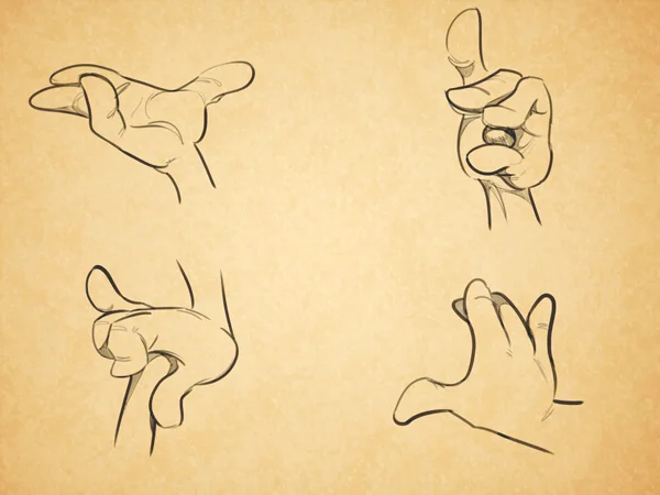 How to Draw Cartoon Hands, Learn Step by Step 