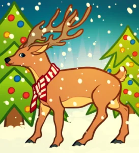 how to draw a christmas deer 1 000000014367 3 - How to Draw a Christmas Deer, Easy Tutorial, 9 Steps