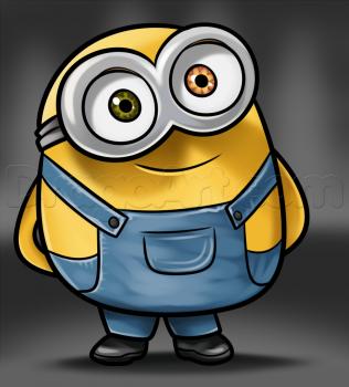 How To Draw A Minion From Despicable Me, Grus Minions, Step by Step, Drawing  Guide, by Dawn - DragoArt