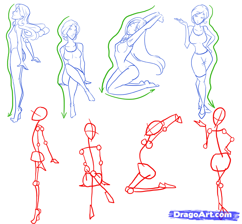 How to Draw Female Figures, Draw Female Bodies, 21 Steps 20 how to draw female figures draw female bodies step 8 - How to Draw Female Figures, Draw Female Bodies, 21 Steps