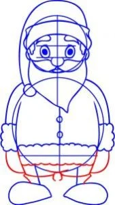 how to draw santa step 4 1 000000014510 3 - How to Draw Santa, Easy Tutorial, 6 Steps
