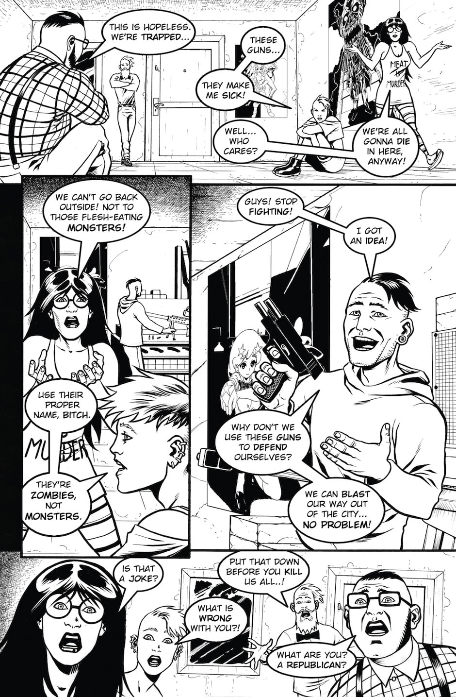 Tyrant comics: Gunfree 13 10 TP 5 page 08 copy - Tyrant comics: Gunfree