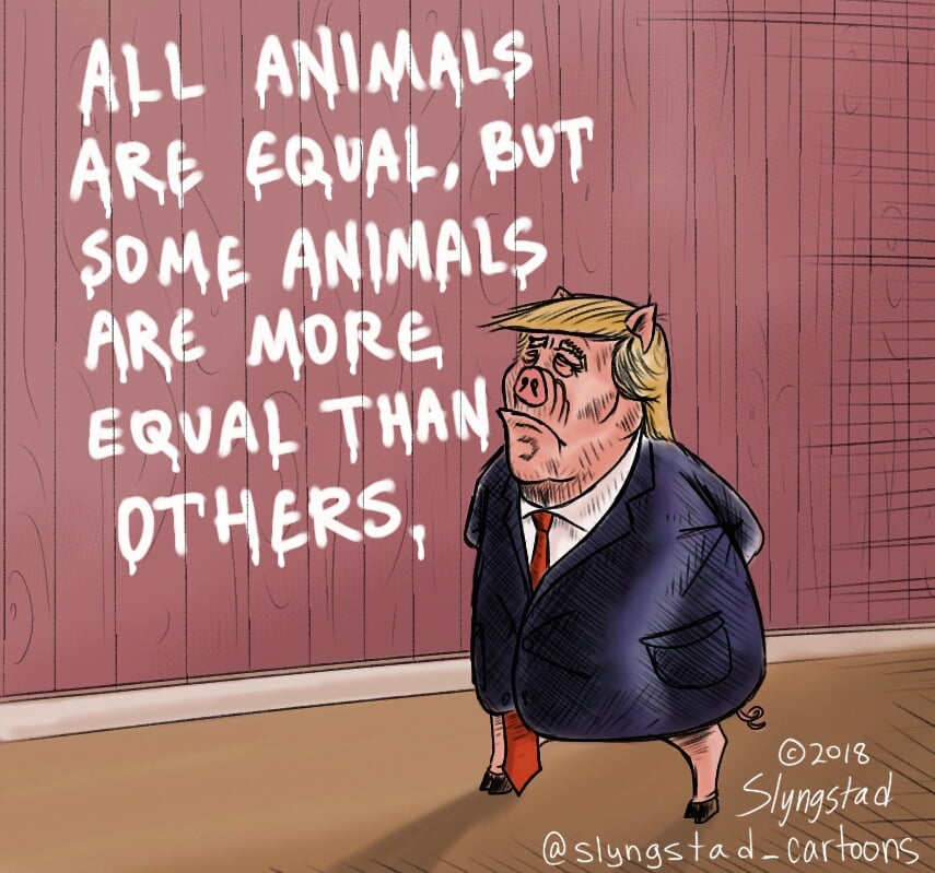 More Equal - Benjamin Slyngstad's Political Cartoons