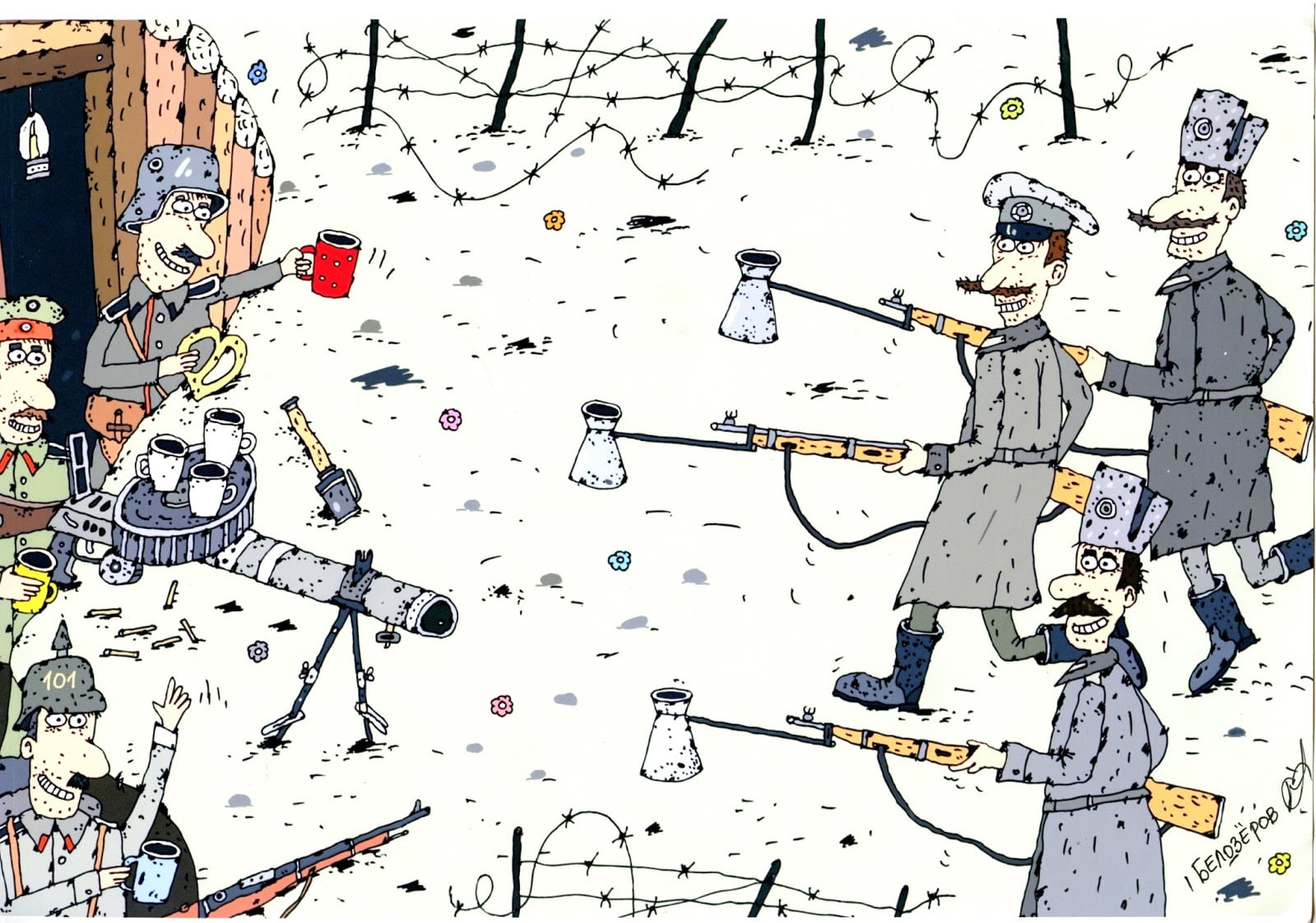Results of the 18th Salon of Antiwar Cartoon, 2015, Serbia 18 Nagrada gradova prijatelja II Bielsko Biala Sergei Belozerov Rusija - Results of the 18th Salon of Antiwar Cartoon, 2015, Serbia