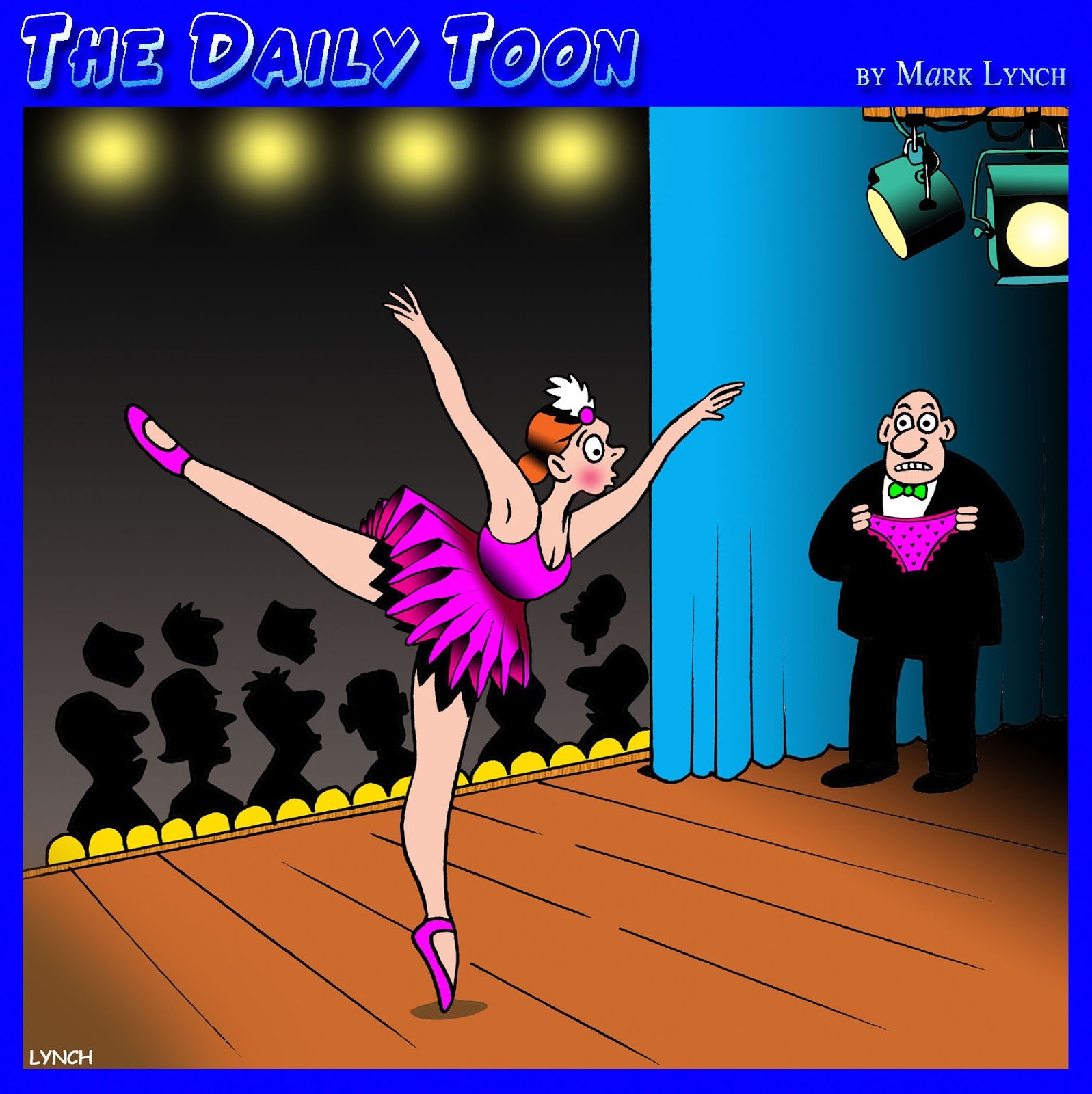 The Dancer Cartoon by Mark Lynch, from Sydney, Australia. 