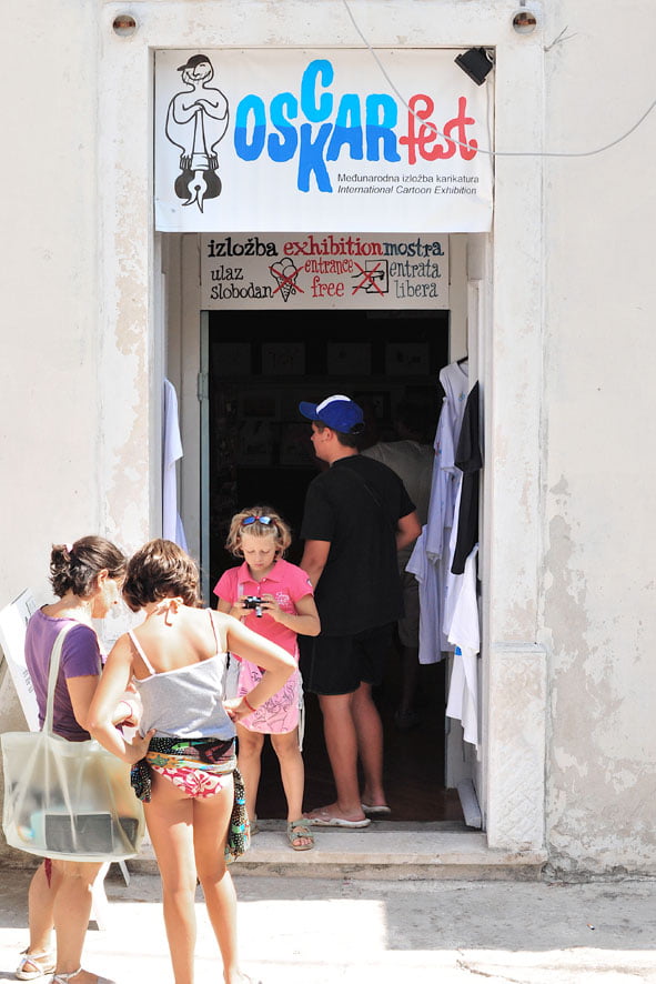 Ulaz - 08 OSCARfest International Cartoon Exhibition OSOR Hrvatska / Croatia 2015