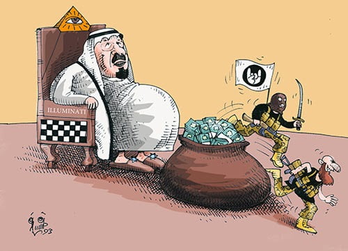 Saudi Arabia And ISIS - Toons Mag
