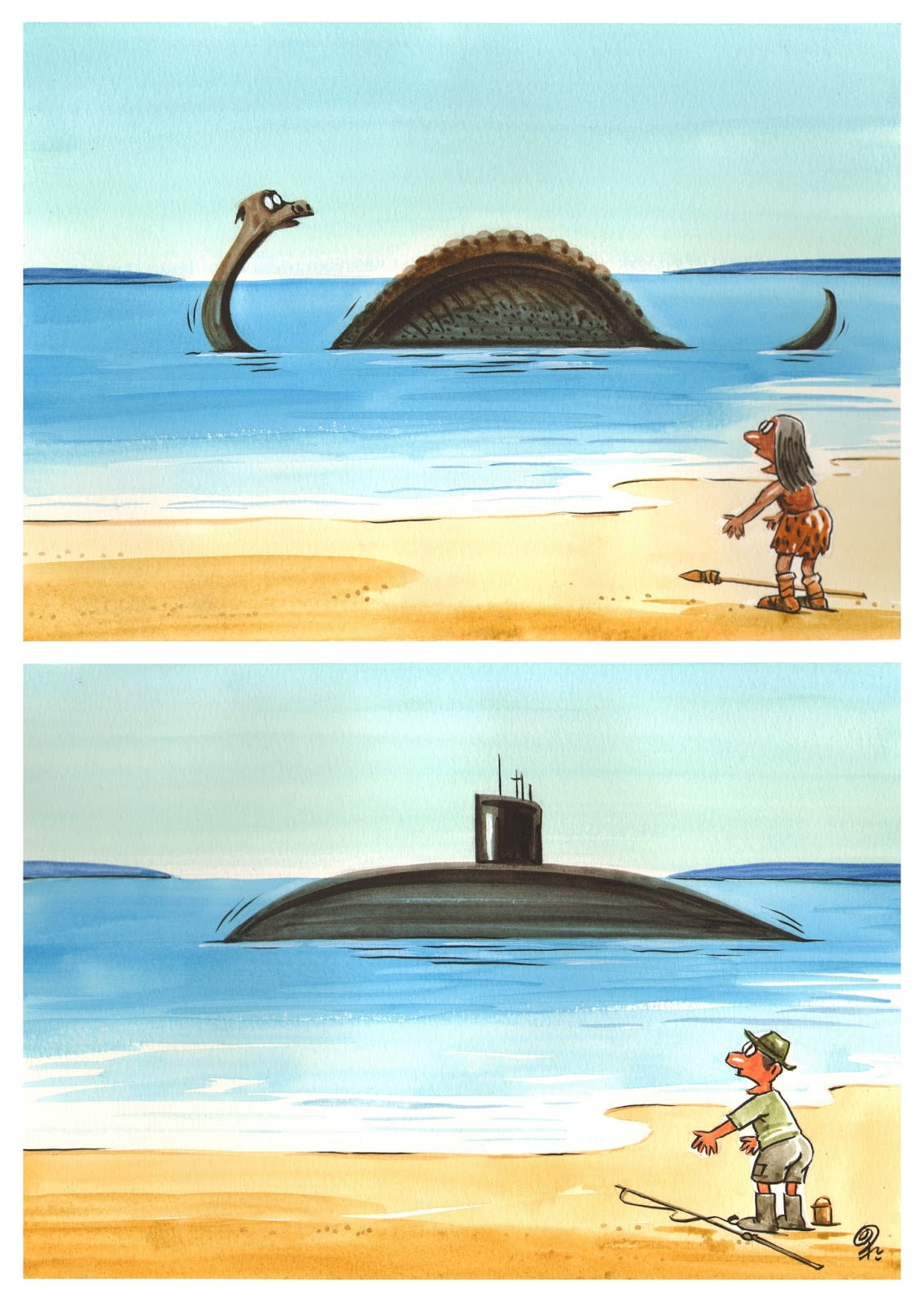 Results of the 18th Salon of Antiwar Cartoon, 2015, Serbia 22 o Diploma III Ba Bilig China 02 - Results of the 18th Salon of Antiwar Cartoon, 2015, Serbia