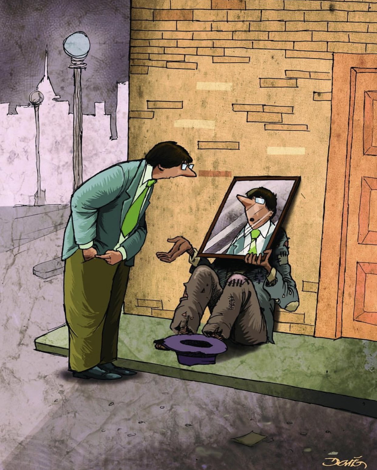 Mirror And The Reflection Toons Mag