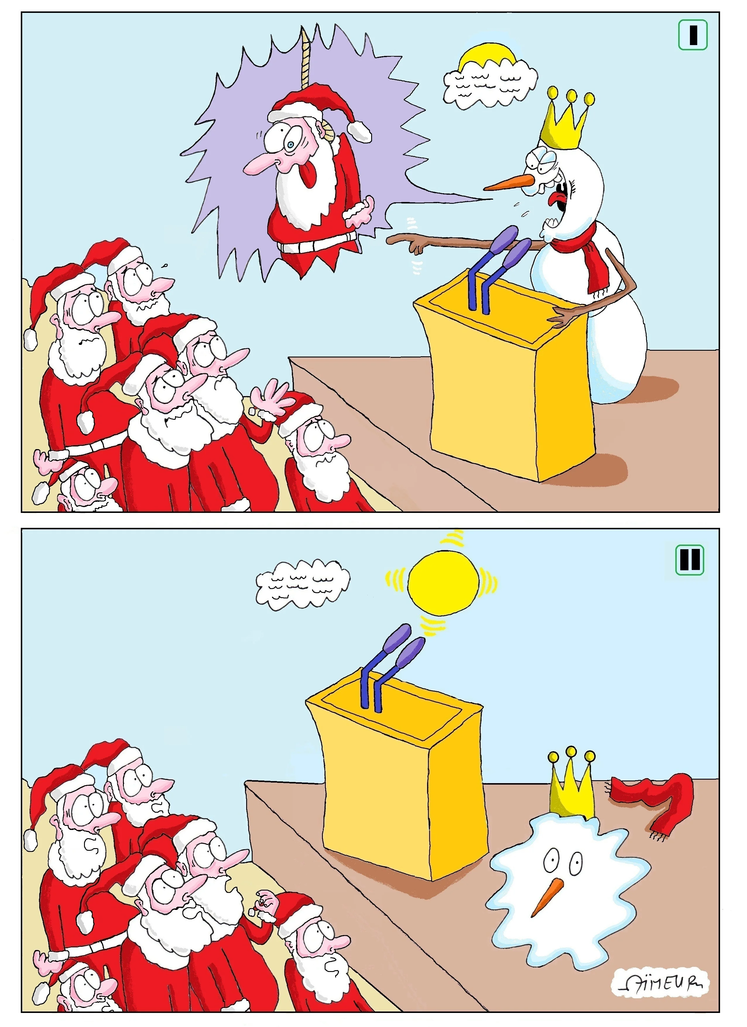 AIMEUR Youcef Algeria the snowman king - The King of the snowman