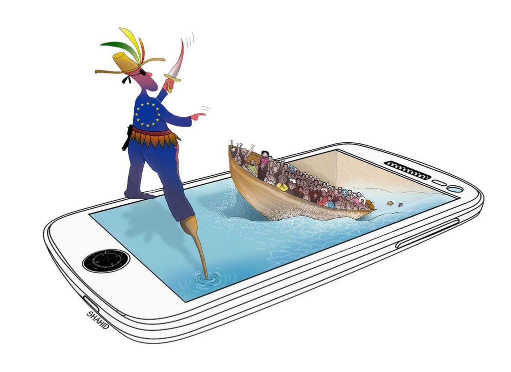 Refugees are welcome 11 caroon 12 - Refugees are welcome