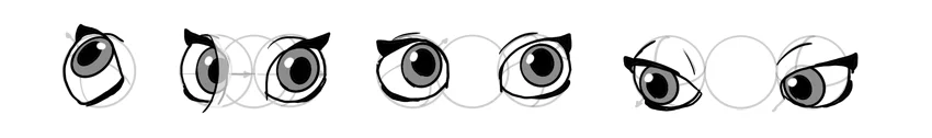 how to draw disney eyes 12 - How to Draw Disney Character Eyes, Easy Tutorial, 5 Steps