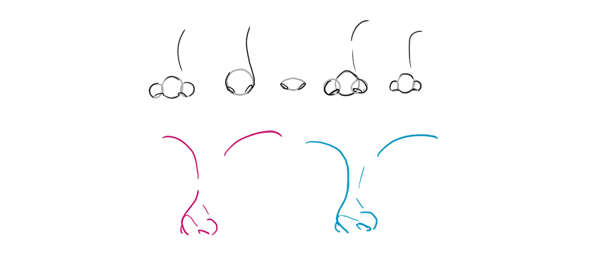 How to Draw a Disney Character Nose, Easy Tutorial, 5 Steps 18 How to Draw a Disney Character Nose