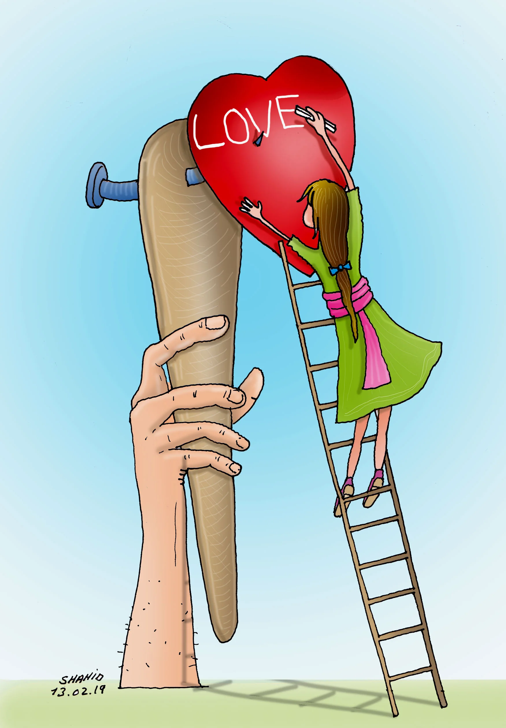 Cartoon 03 - Love not to Hate!!