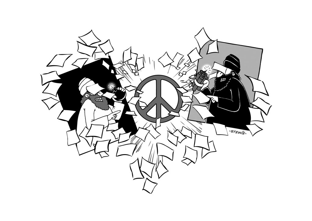 Peace - Money - Love - Terror - Peace