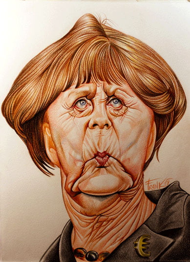 Caricature of Angela Merkel 11 Caricature of Angela Merkel