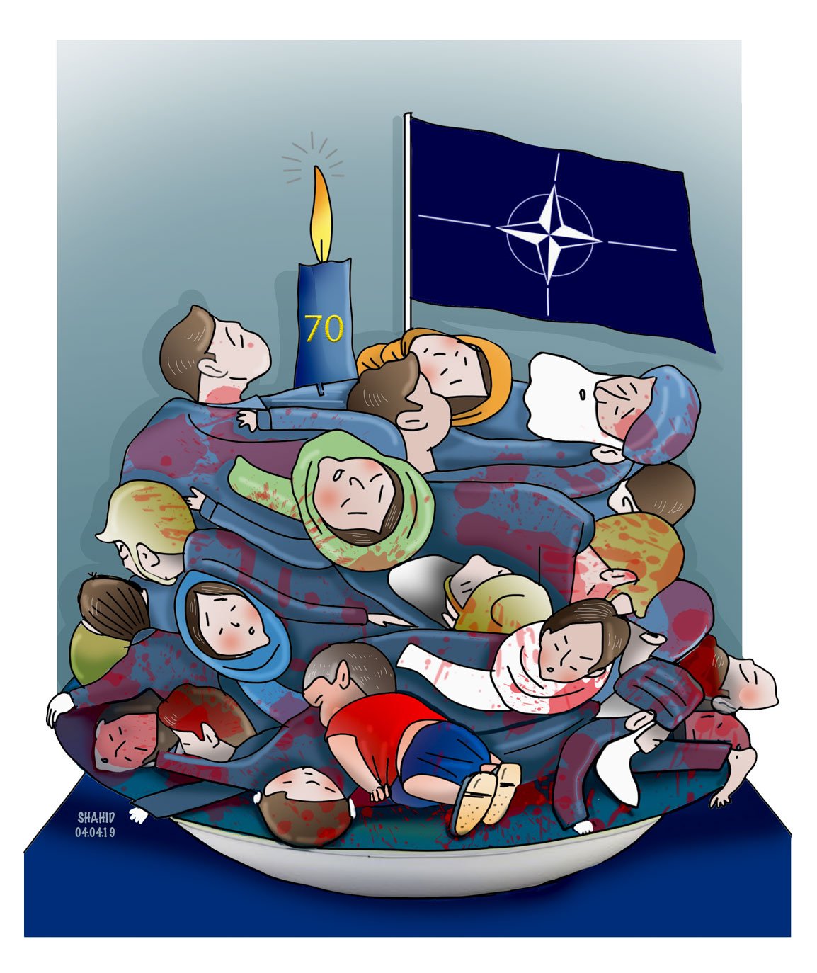 cartoon137 - The 70th Anniversary of NATO