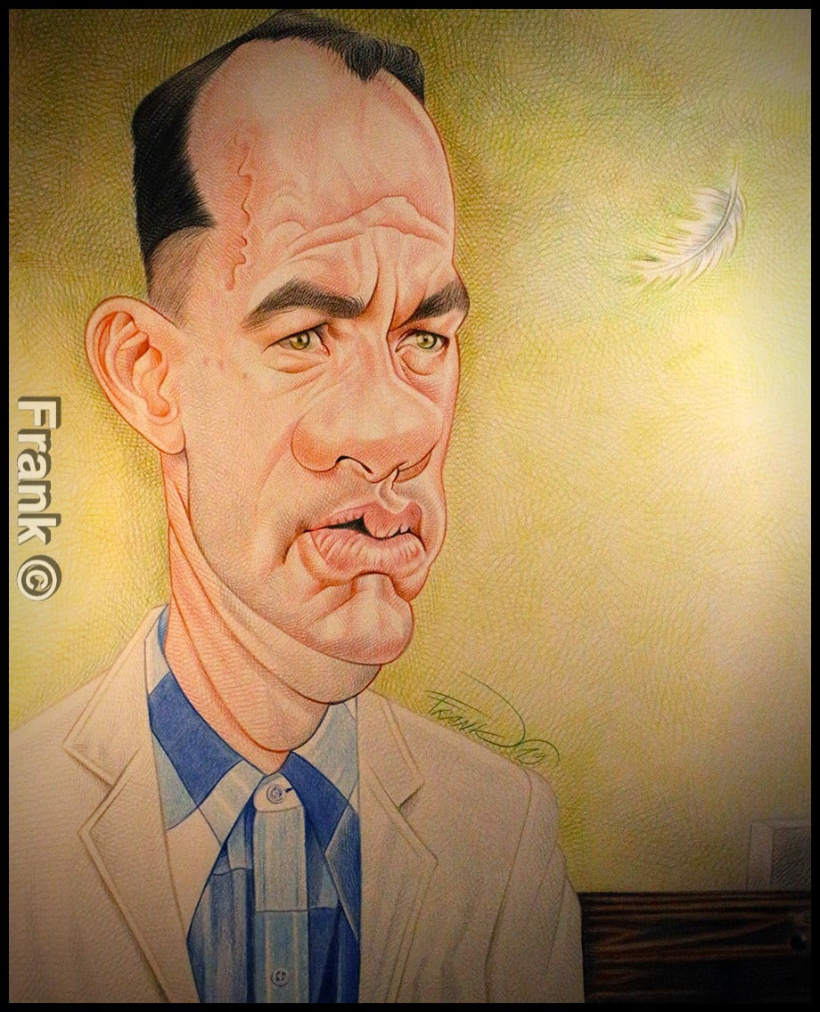 forrest si 2 - Caricature of Forrest Gump