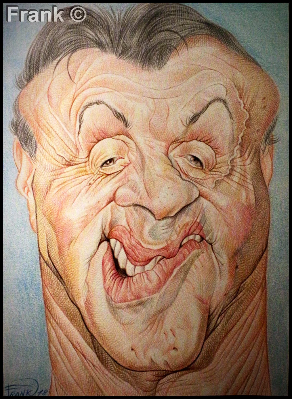 sly 2perfetta - Caricature of Sylvester Stallone