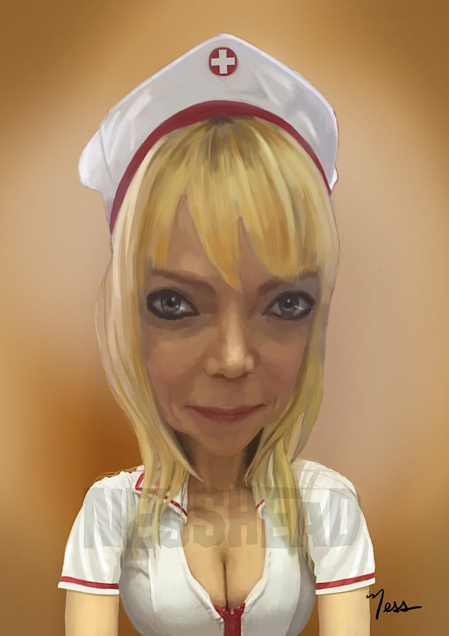 Caricature of Riki Lindholm from Under The Silver Lake. 11 46390E30 71F8 40DA AE25 01413F2D18D0 - Caricature of Riki Lindholm from Under The Silver Lake.