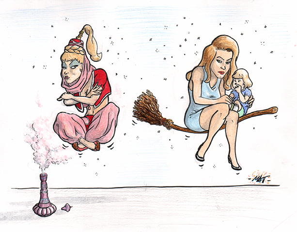I Dream Of Jeannie & Bewitched - Toons Mag
