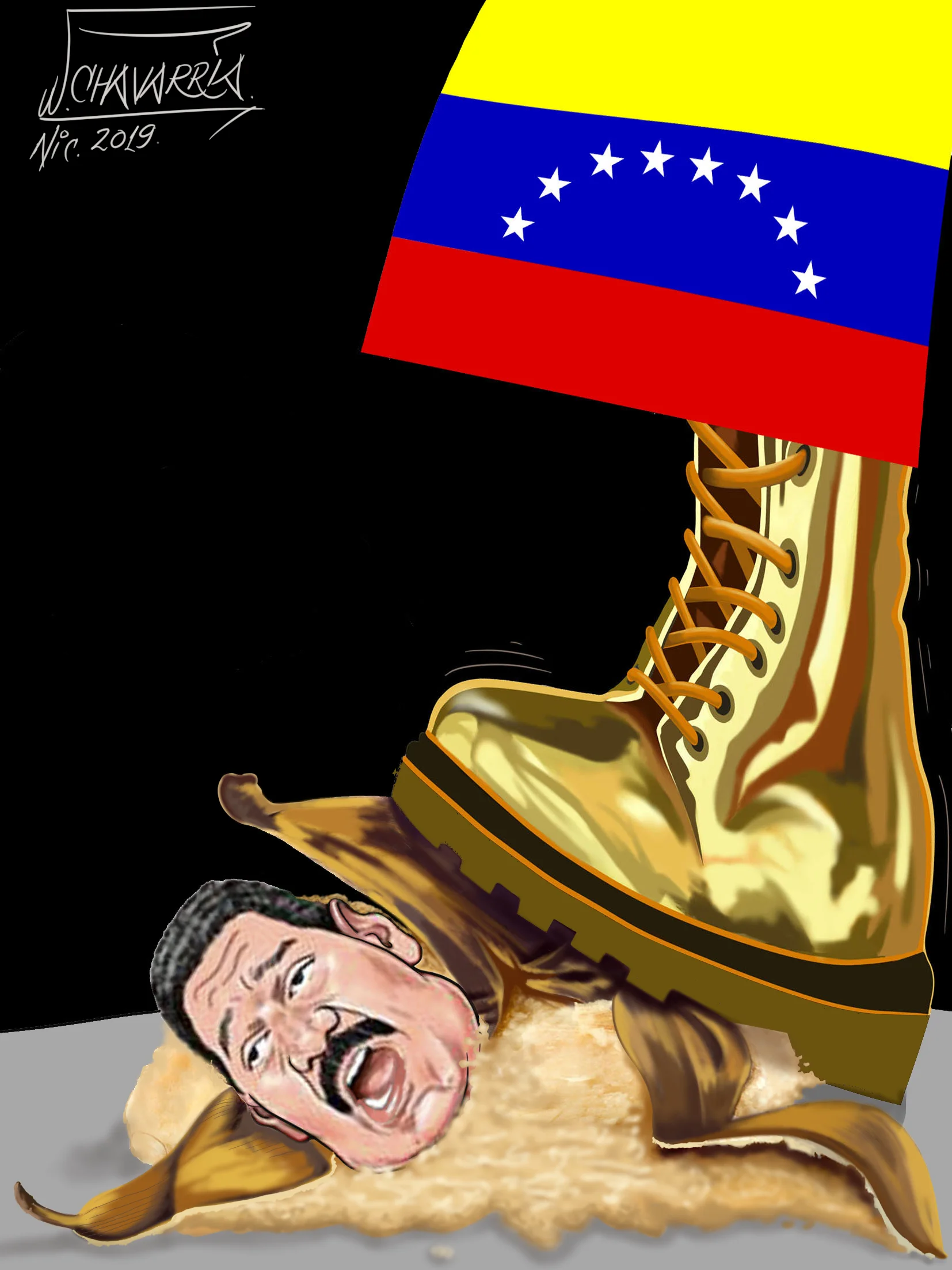 MADURO APLASTADO - President Maduro of Venezuela