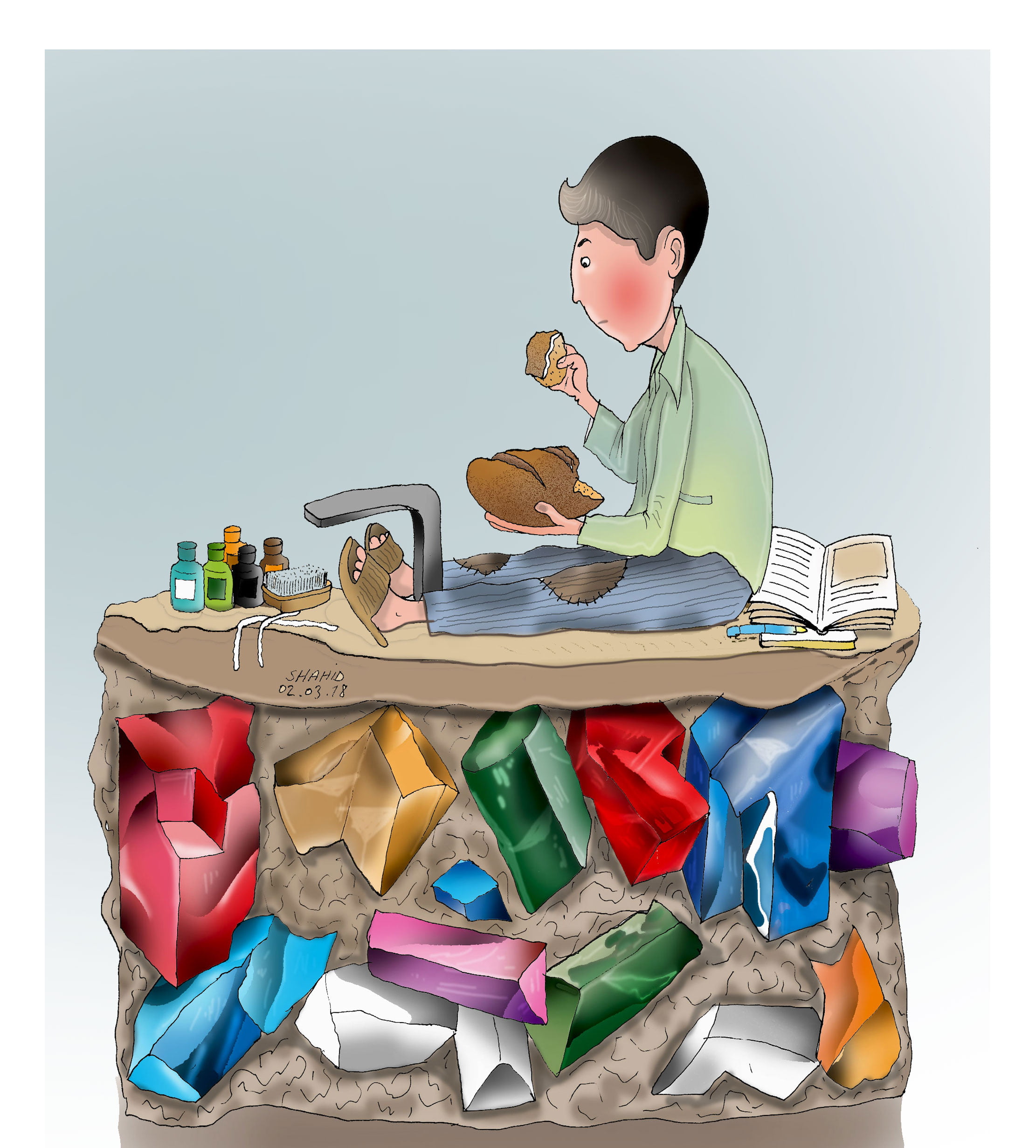 Underground wealth 11 cartoon 158 - Underground wealth