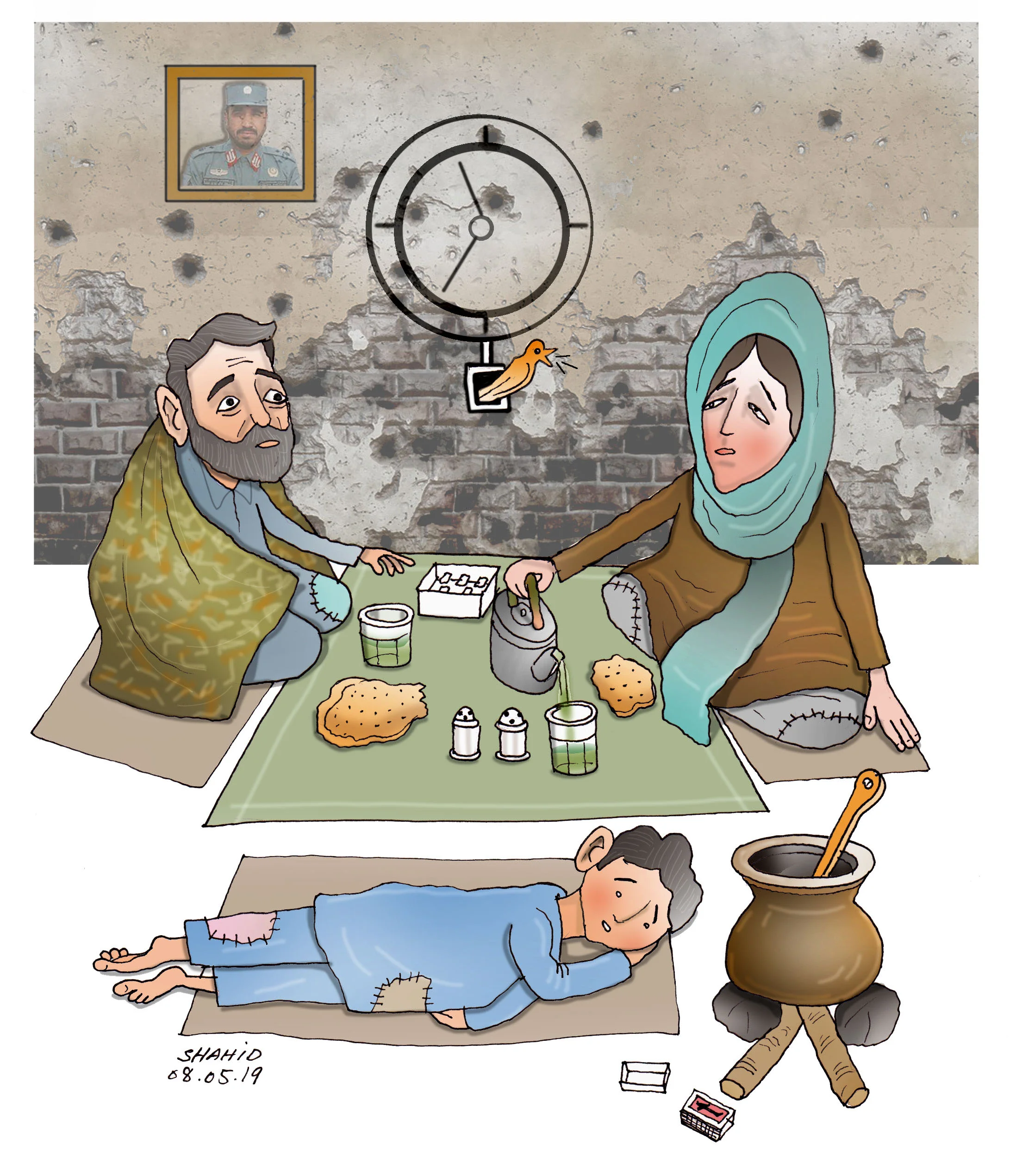 cartoon 163 - Ramazan in Afghanistan!