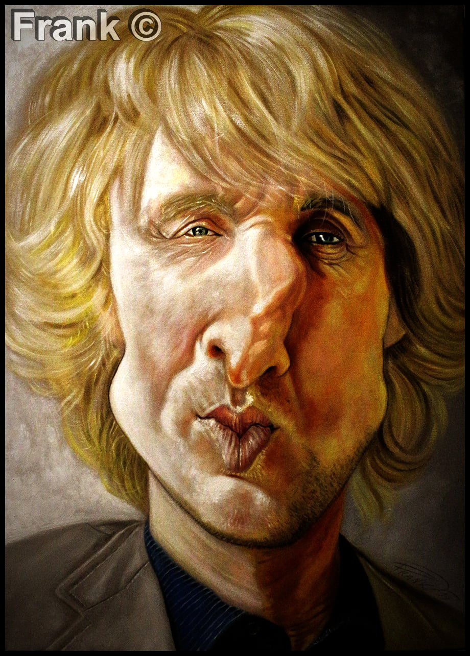 Owen Wilson, olio su tela 11 owen 2perfetto - Owen Wilson, olio su tela