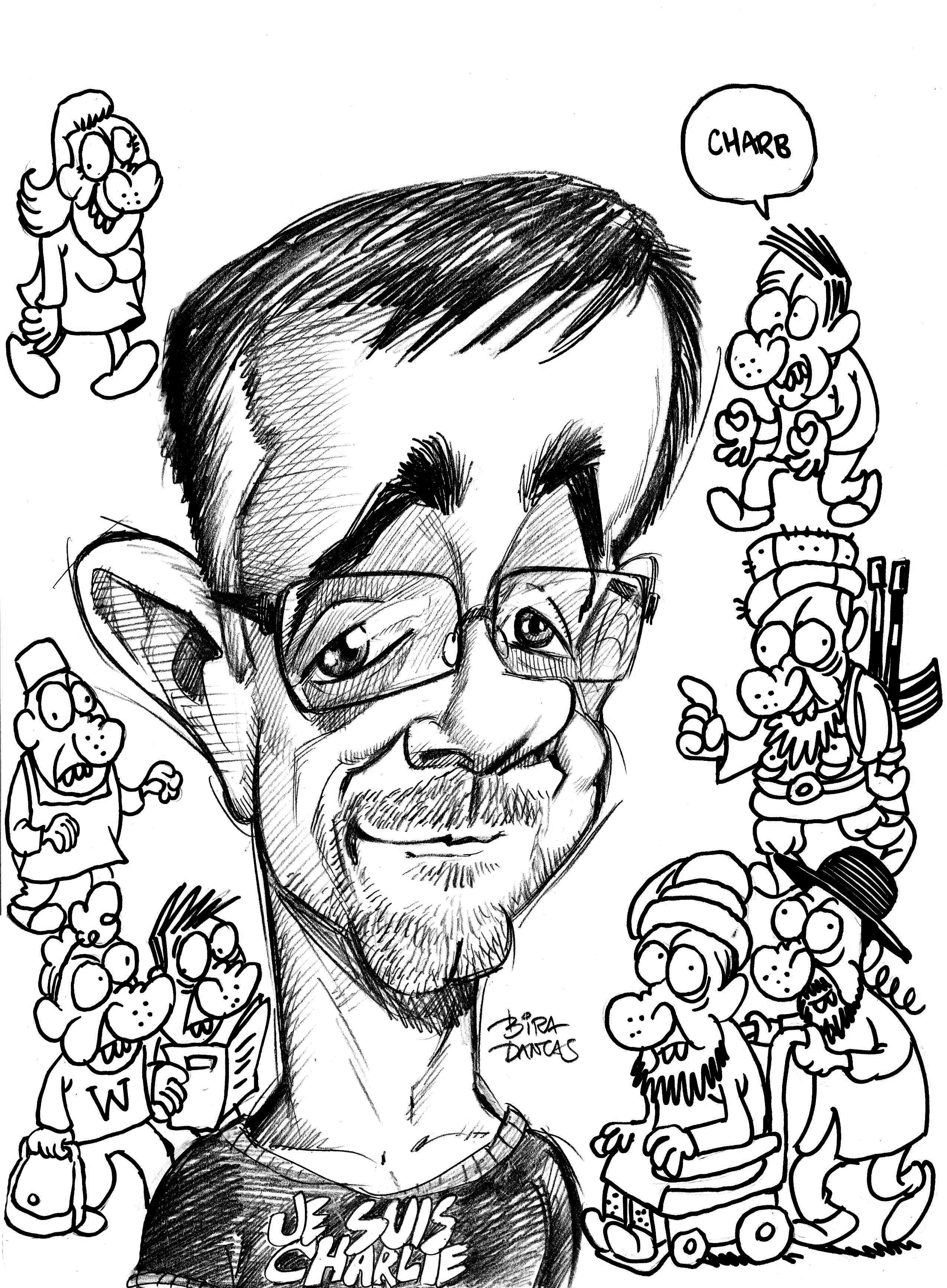Immortal cartoonist Charb: Stéphane Charbonnier, better known as Charb, was a French satirical caricaturist and journalist. 