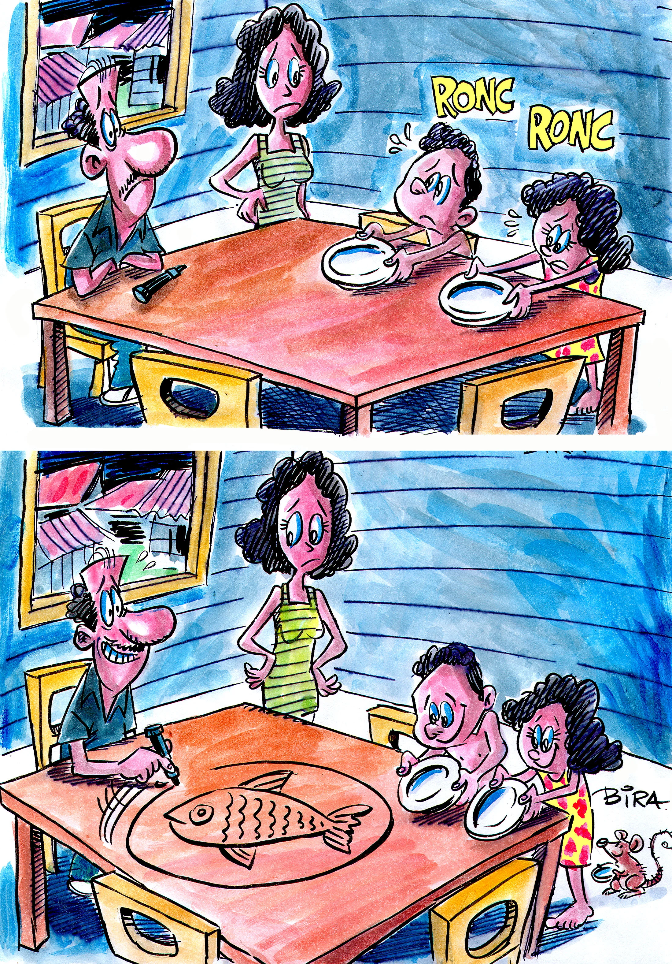 BiraPenCartoon - Drawing to feed