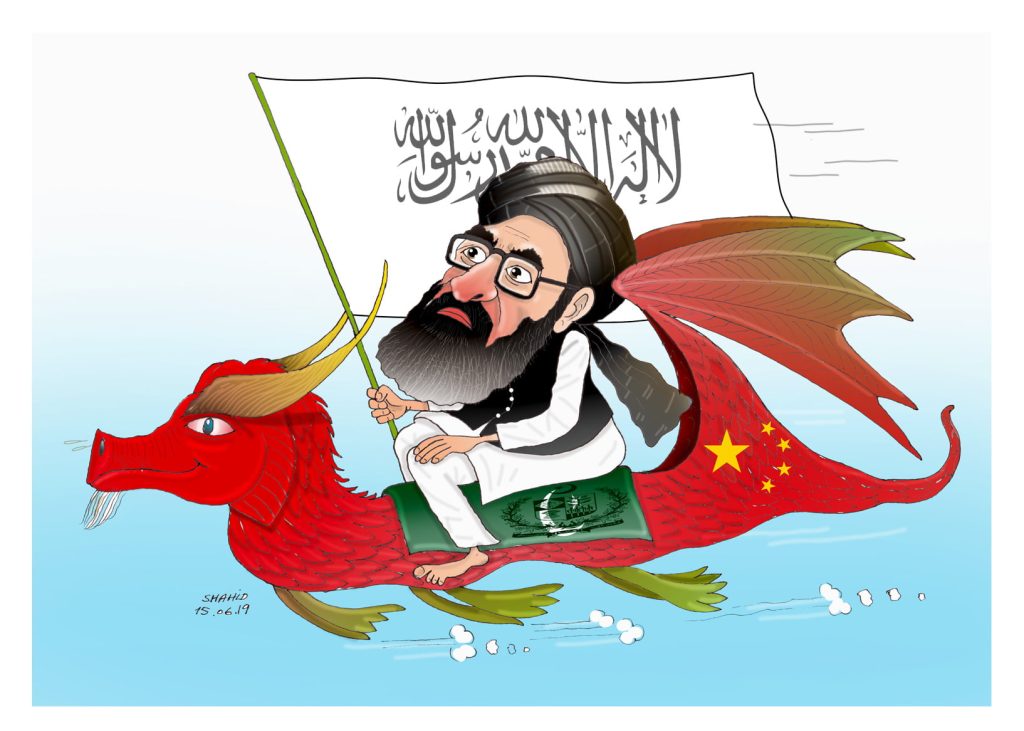 cartoon202 - China invite Taliban Mullah Brother!