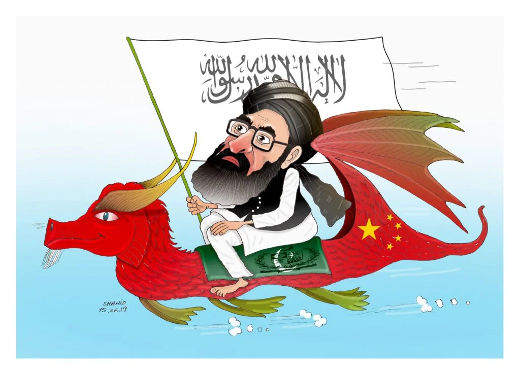 cartoon202 - China invite Taliban Mullah Brother!