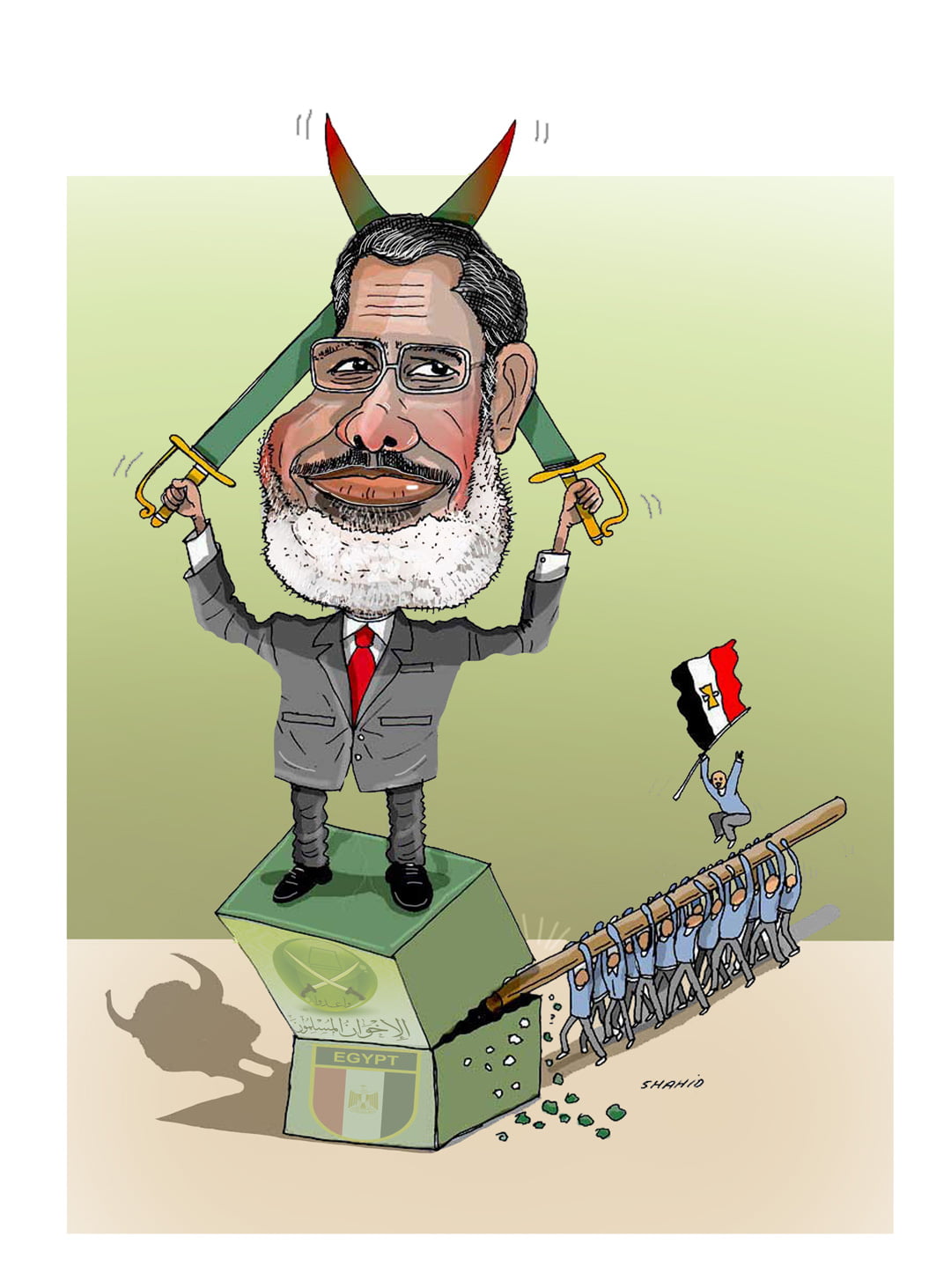 MORSI HAS DIED !? 11 cartoon209 - MORSI HAS DIED !?