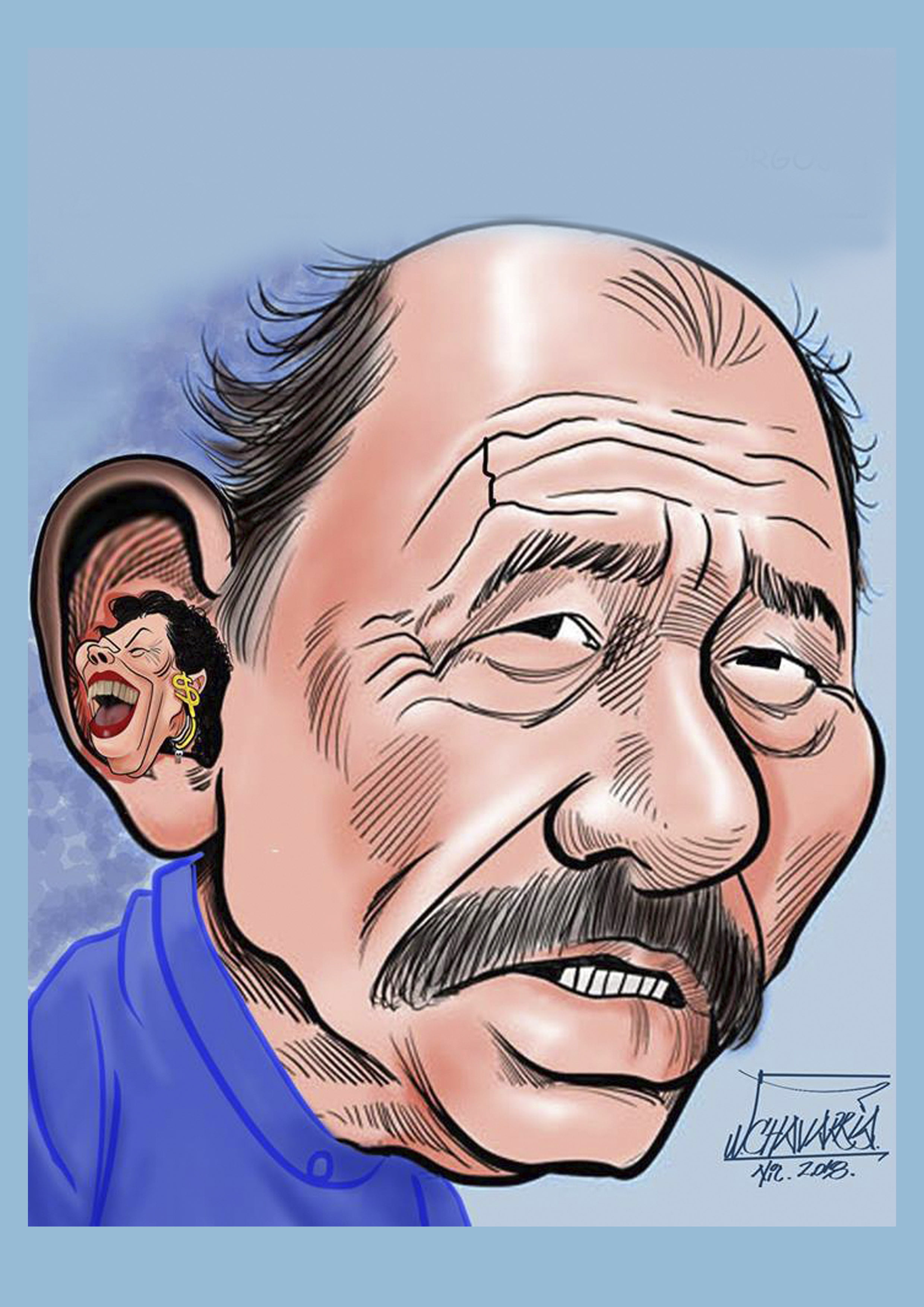 redman contes daniel o chayo - Dictator Daniel Ortega and consort