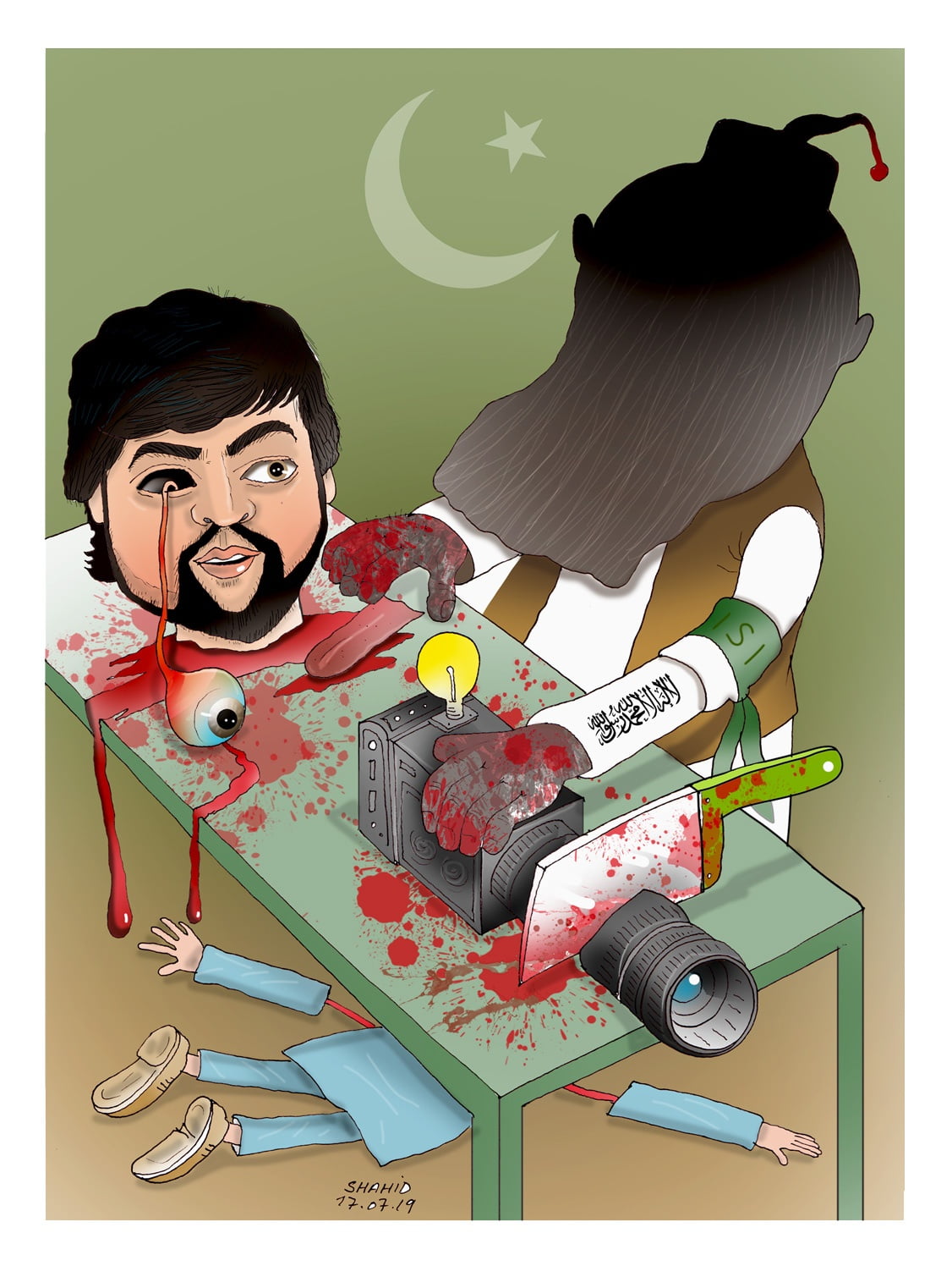 cartoon239 - Barbarism has no limits !